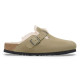 Birkenstock Suede Leather Boston Shearling